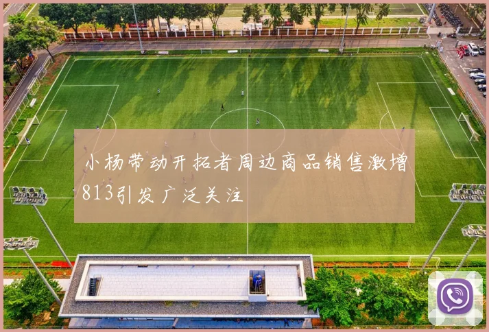小杨带动开拓者周边商品销售激增813引发广泛关注