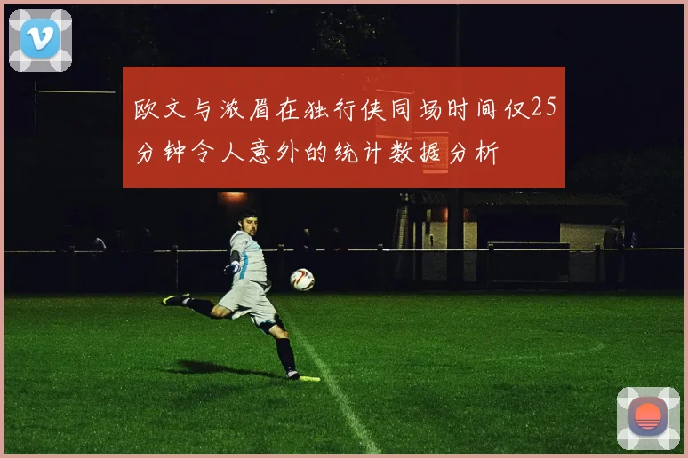 欧文与浓眉在独行侠同场时间仅25分钟令人意外的统计数据分析
